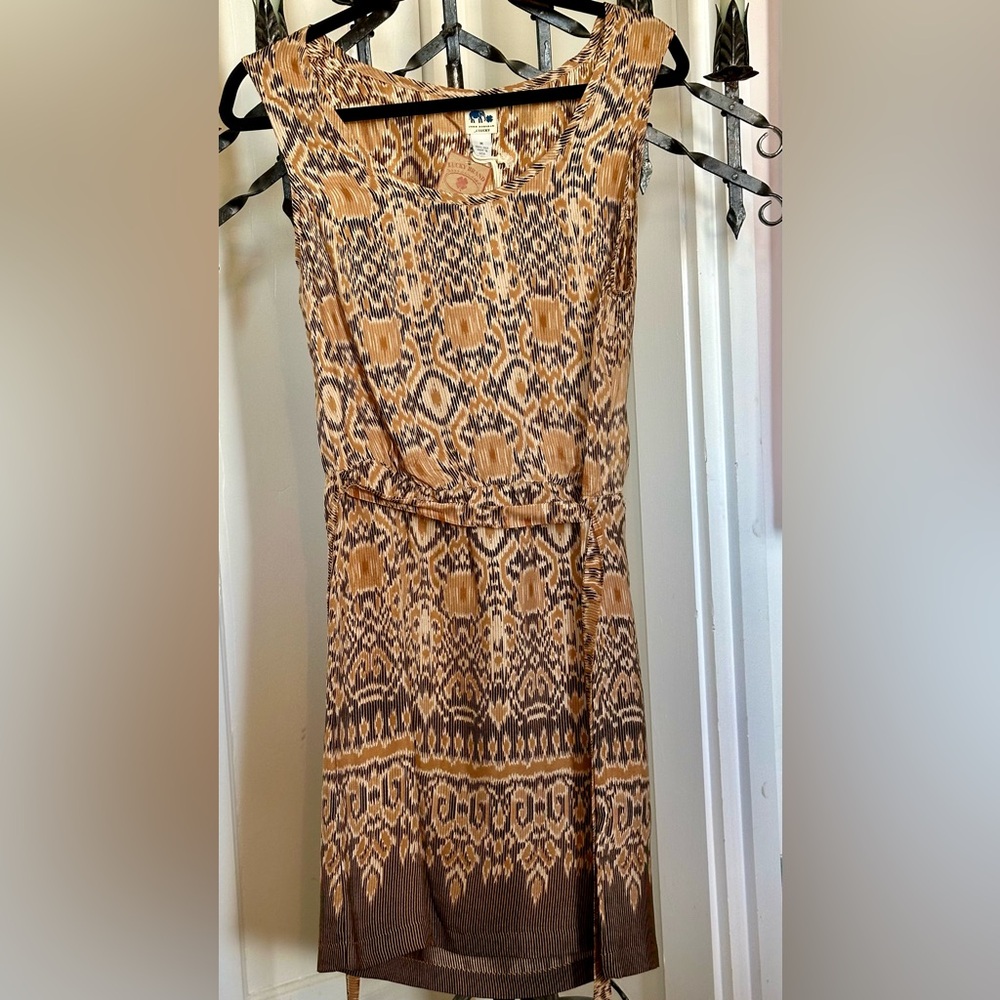 Lucky Brand, African/tribal, thin, silk dress